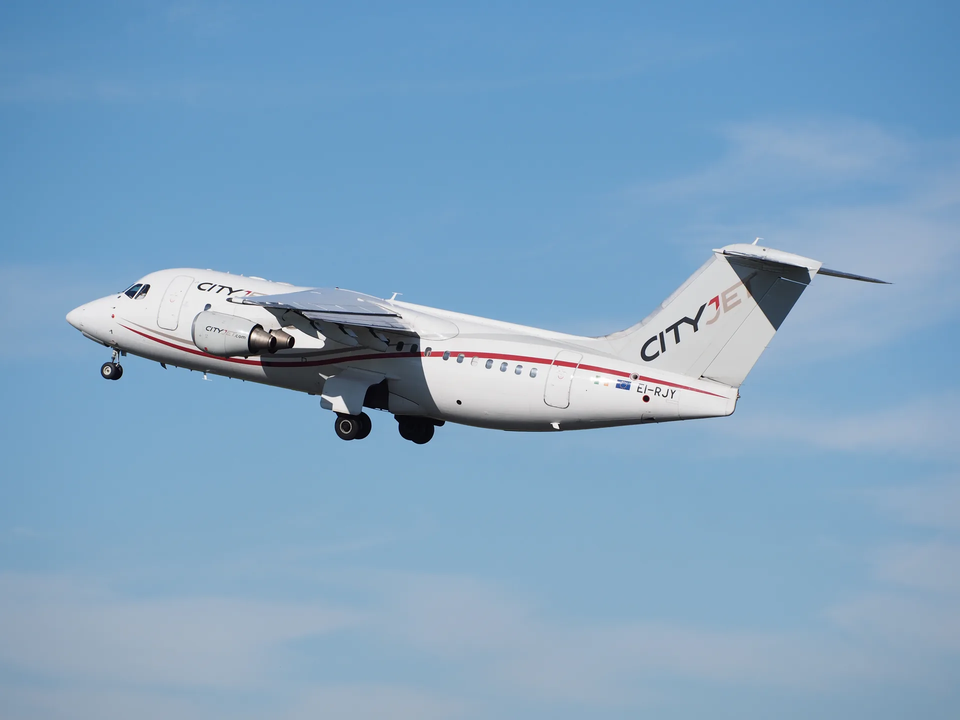 Avro RJ85 aircraft