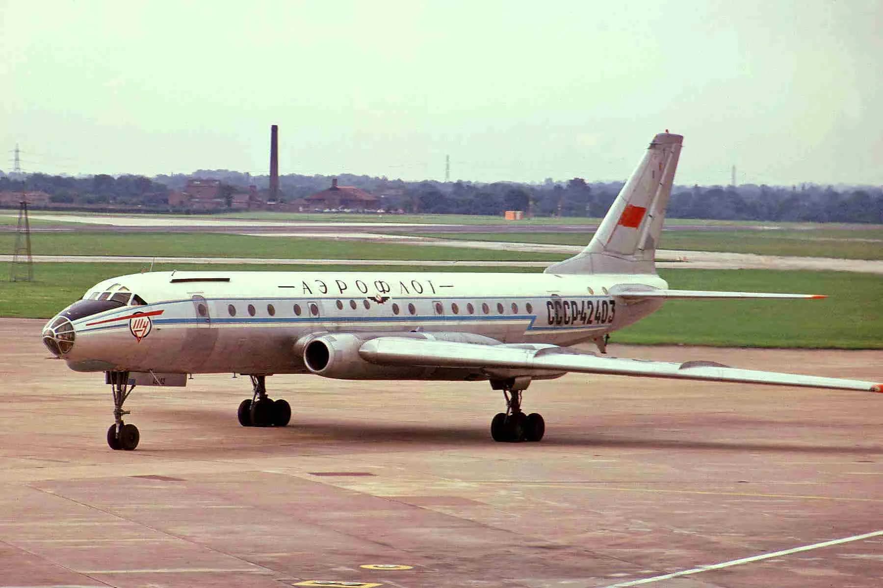 Tupolev Tu-104B aircraft