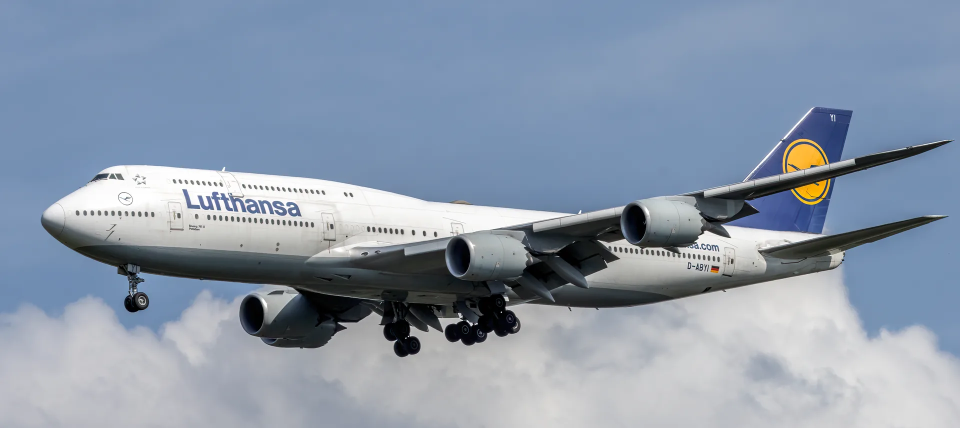 Boeing 747-8 aircraft